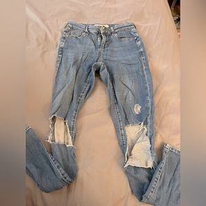 Top shop skinny jeans